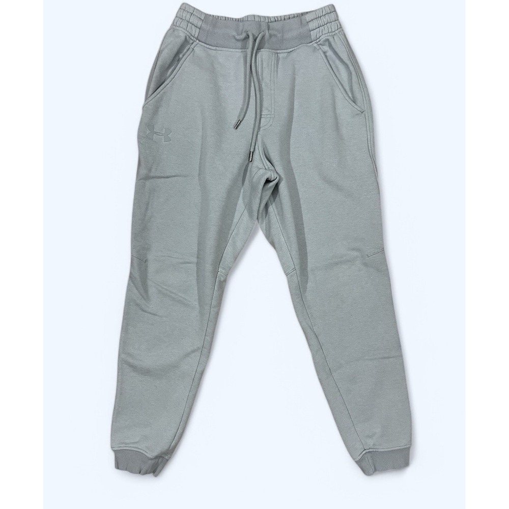 Under Armour JOGGERS Pants Mens MEDIUM Coldgear Gray Tapered Athletic
